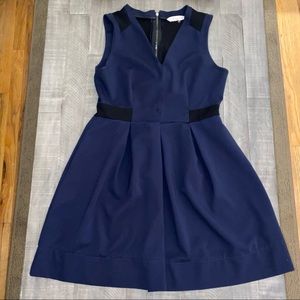 Rebecca Taylor Navy and Black Dress